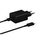 EP-T4510XBE Samsung 45W Cestovní nabíječka + USB-C Datový Kabel Black