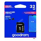 GOODRAM Memory MicroSD Card - 32GB with adapter UHS I CLASS 10 100MB/s