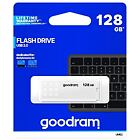 GOODRAM Flash Disk 128GB UME2, USB 2.0, bílá