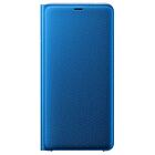 Zánovní Samsung EF-WA920PLE Wallet Case Blue pro Galaxy A9 2018 (EU Blister)