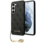 Guess 4G Charm Zadní Kryt pro Samsung Galaxy A55 5G Grey