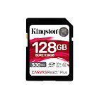 Kingston Canvas React Plus/SDHC/128GB/300MBps/UHS-II U3 / Class 10