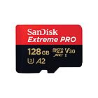 SanDisk Extreme PRO/micro SDXC/128GB/200MBps/UHS-I U3 / Class 10/+ Adaptér