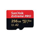 SanDisk Extreme PRO/micro SDXC/256GB/UHS-I U3 / Class 10/+ Adaptér