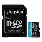 Kingston Canvas Go Plus A2/micro SDXC/256GB/UHS-I U3 / Class 10/+ Adaptér