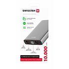 SWISSTEN ALUMINUM POWER BANK 10000 mAh 20W POWER DELIVERY GREY