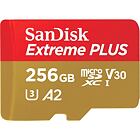 SanDisk Extreme PLUS/micro SDXC/256GB/200MBps/UHS-I U3 / Class 10/+ Adaptér