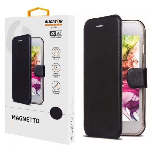 Pouzdro ALIGATOR Magnetto iPhone 13 Pro Max, Black