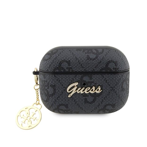 Guess 4G Script Charms PC/PU Puzdro pre Airpods Pro 2 Black