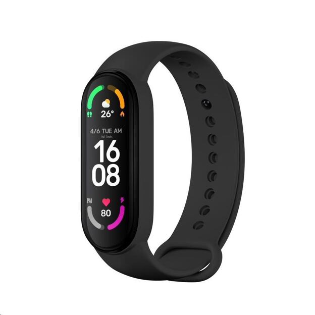 RhinoTech řemínek pro Xiaomi Mi Band 6 černá