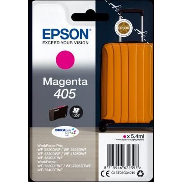 Epson Singlepack Magenta 405 DURABrite Ultra Ink