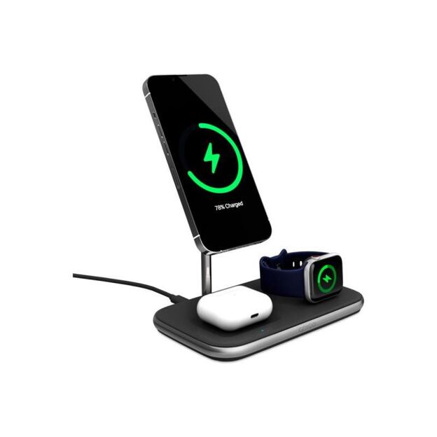 Nabíjecí stanice Epico 3in1 MagSafe Wireless Charger černá