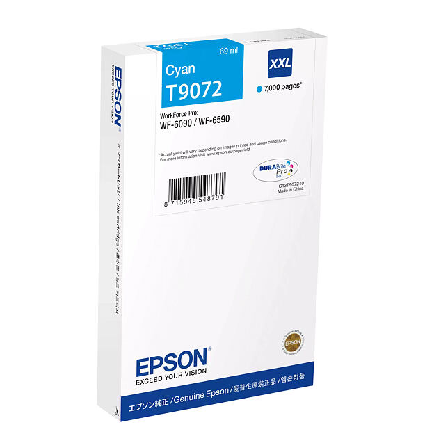 EPSON WF-6xxx Ink Cartridge Cyan XXL