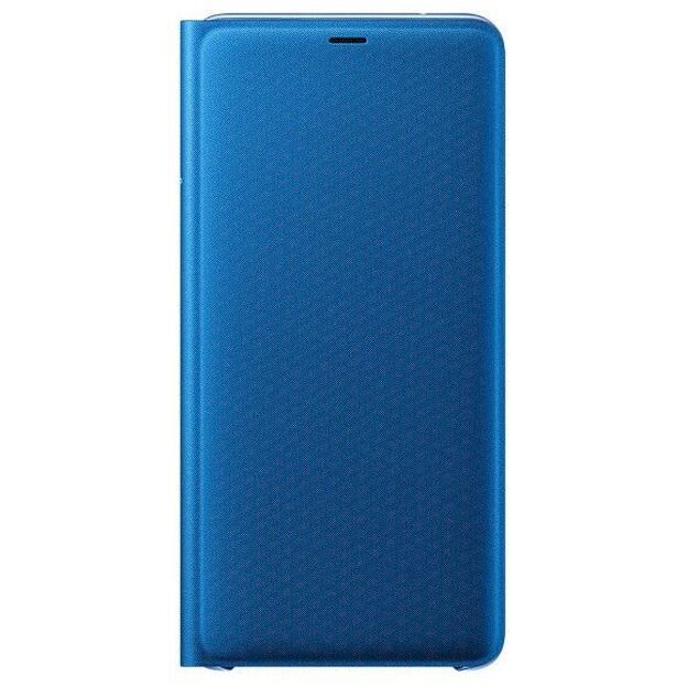 Zánovní Samsung EF-WA920PLE Wallet Case Blue pro Galaxy A9 2018 (EU Blister)