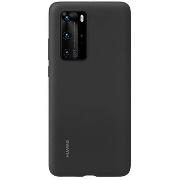 Zánovní Huawei Original Silikonový Kryt pro Huawei P40 Pro Black (EU Blister)