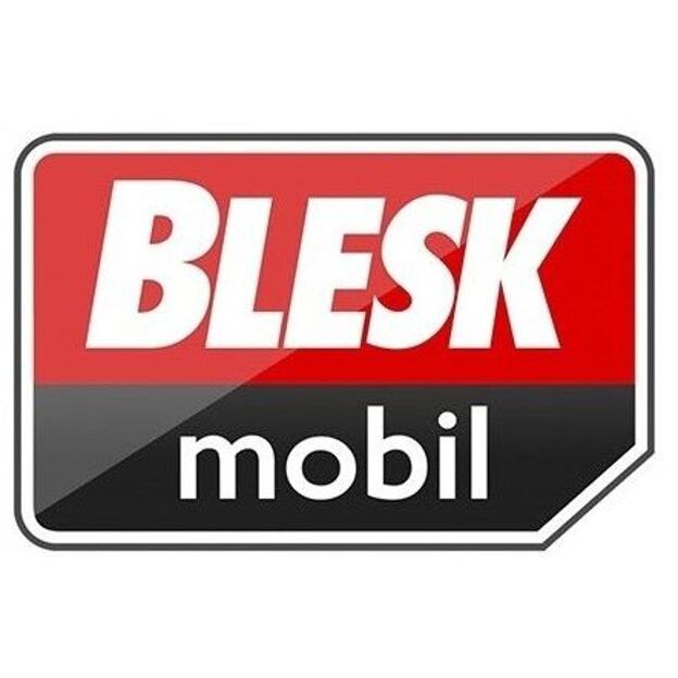 Předplacená SIM karta Blesk Mobil s kreditem 150 Kč, volání 2,50 za minutu, zdarma neomezený přístup