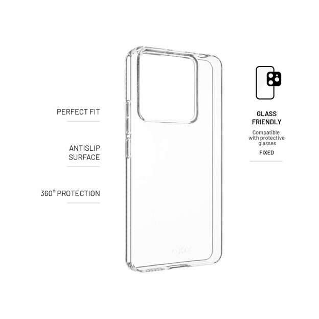 FIXED TPU Gel Case for Xiaomi Redmi Note 13 Pro 5G/POCO X6 5G, clear