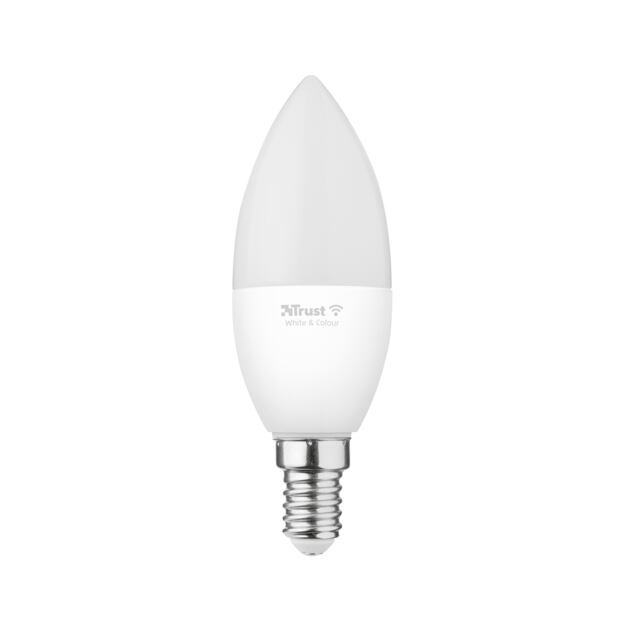 Trust Smart WiFi LED RGB&white ambience Candle E14 - barevná