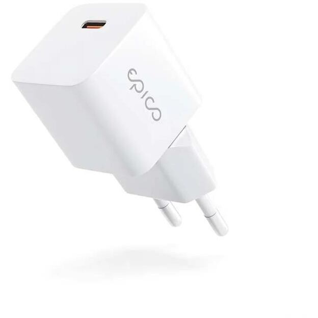 Nabíječka do sítě Epico USB-C 20W PD Mini bílá