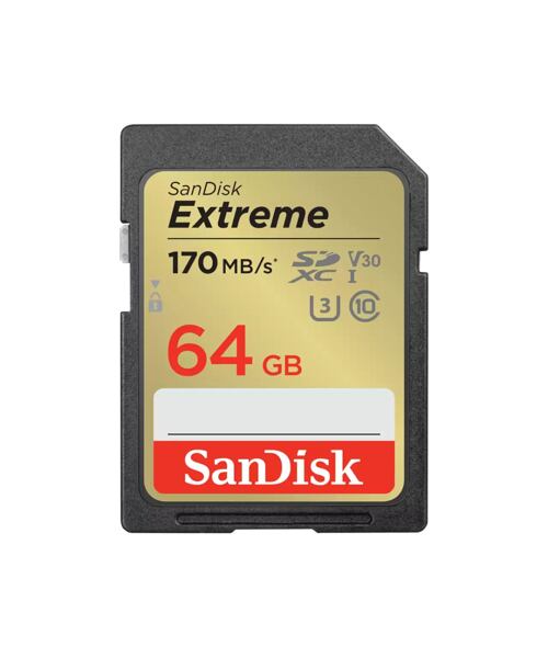 SanDisk Extreme/SDXC/64GB/UHS-I U3 / Class 10