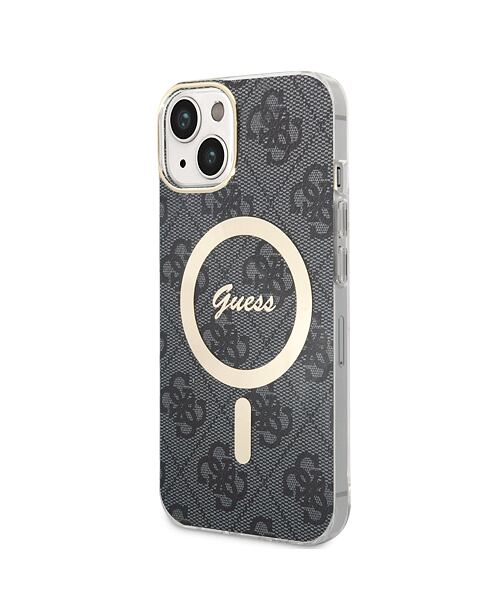 Guess IML 4G MagSafe Zadní Kryt pro iPhone 14 Black