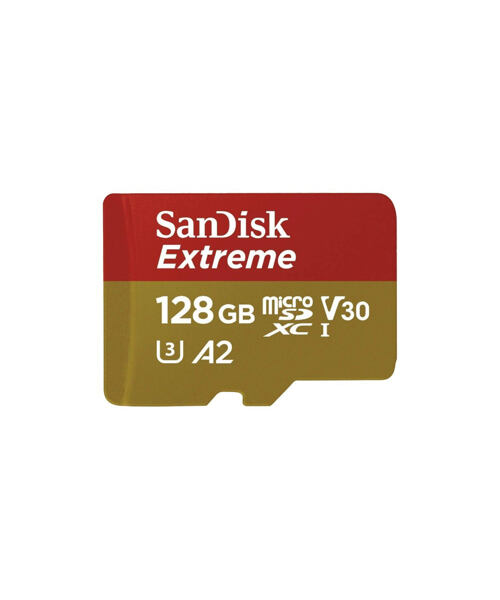 SanDisk Extreme/micro SDXC/128GB/UHS-I U3 / Class 10/+ Adaptér