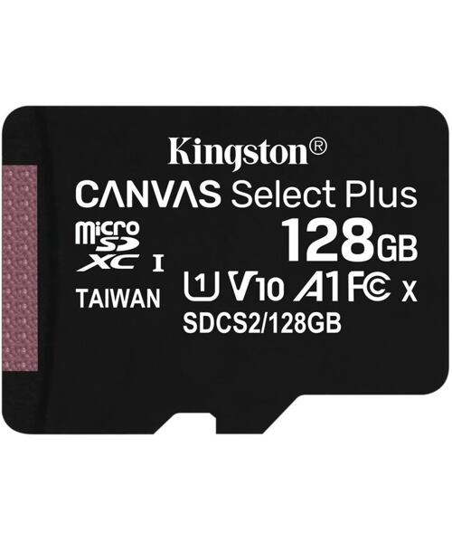 Kingston Canvas Select Plus A1/micro SDXC/128GB/UHS-I U1 / Class 10