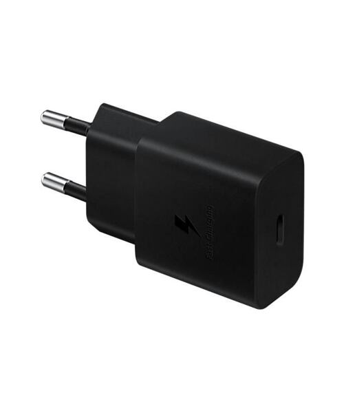 EP-T1510EBE Samsung USB-C 15W Cestovní nabíječka Black (OOB Bulk)