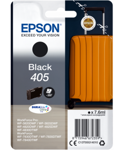 Epson Singlepack Black 405 DURABrite Ultra Ink