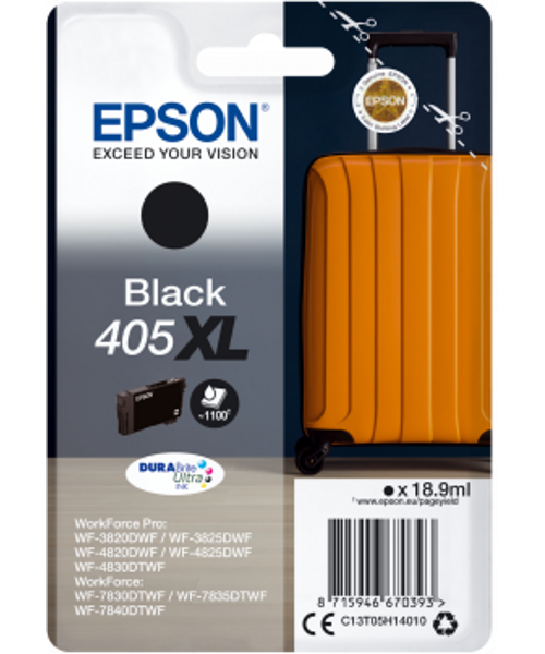 Epson Singlepack Black 405XL DURABrite Ultra Ink