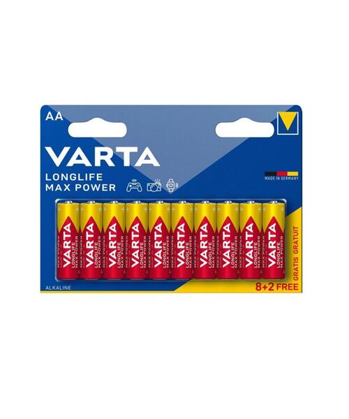 Varta Longlife Max Power AA Baterie 10ks