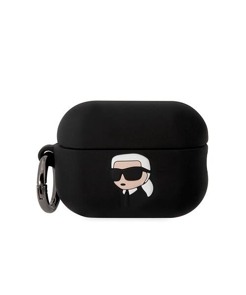 Karl Lagerfeld 3D Logo NFT Silikonové Pouzdro pro Airpods Pro 2 Black