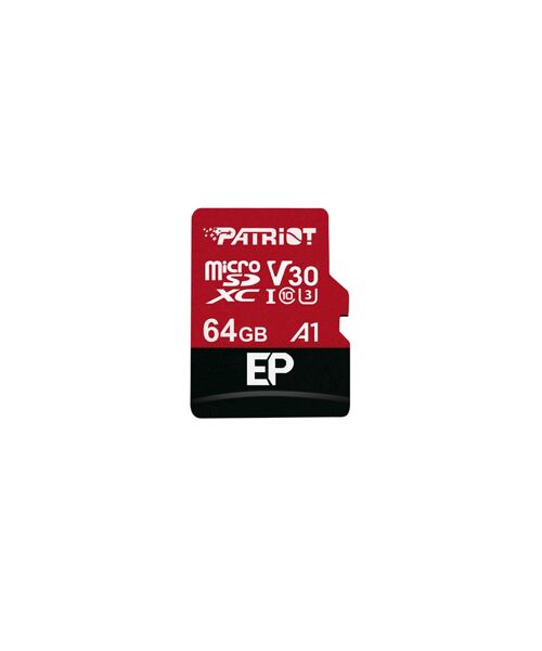 Patriot V30 A1/micro SDXC/64GB/UHS-I U3 / Class 10/+ Adaptér