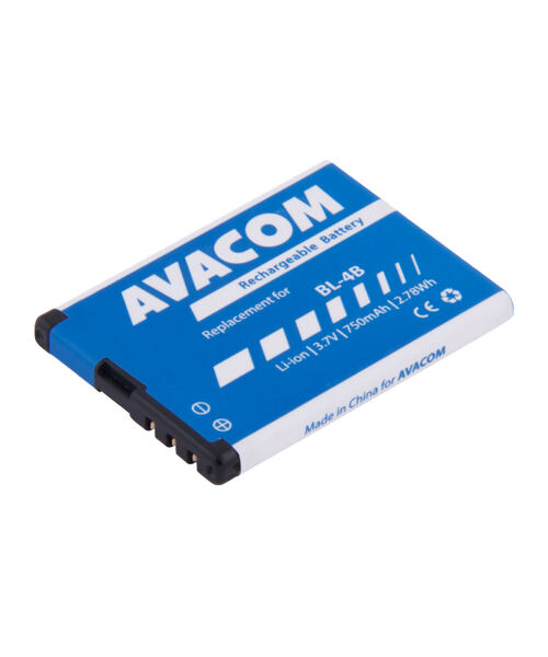 Baterie AVACOM GSNO-BL4B-S750 do mobilu Nokia 6111 Li-Ion 3,7V 750mAh (náhrada BL-4B)