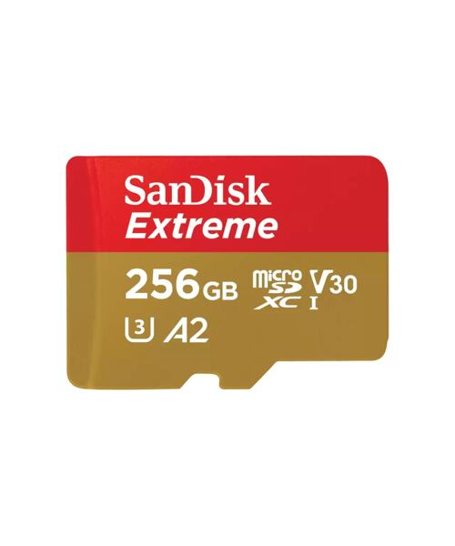 SanDisk Extreme/micro SDXC/256GB/UHS-I U3 / Class 10/+ Adaptér