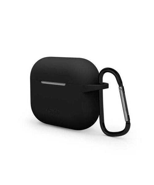 Epico silikonové pouzdro Outdoor Cover s karabinou pro Apple AirPods 3 černé