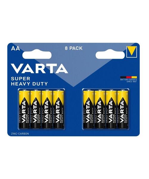 Varta Super Heavy Duty AA Baterie 8ks