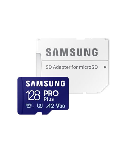 Samsung/micro SDXC/128GB/Class 10/+ Adaptér/Modrá