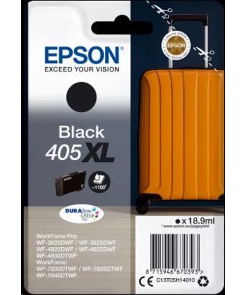 Epson Singlepack Black 405XL DURABrite Ultra Ink