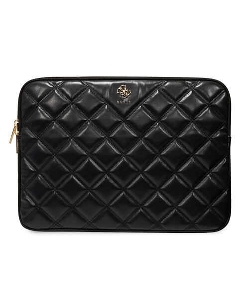 Guess PU Quilted 4G Metal Logo Obal na Notebook 13/14" Black