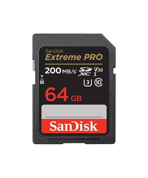 SanDisk Extreme PRO/SDXC/64GB/UHS-I U3 / Class 10