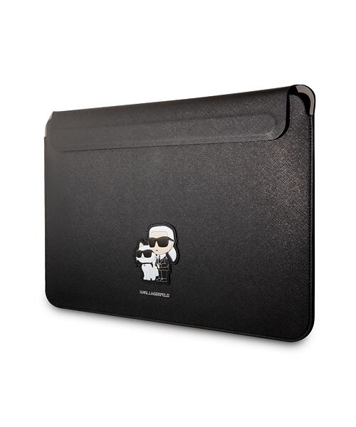 Karl Lagerfeld Saffiano Karl and Choupette Obal na Notebook 13/14" Black