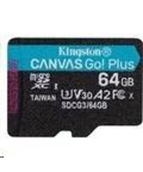 Kingston Canvas Go Plus A2/micro SDXC/64GB/UHS-I U3 / Class 10