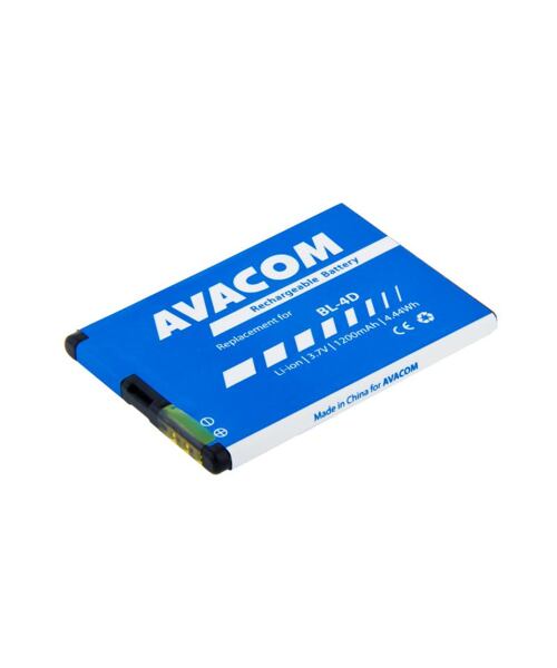 Baterie AVACOM GSNO-BL4D-S1200A do mobilu Nokia E7, N8 Li-Ion 3,7V 1200mAh (náhrada za BL-4D)