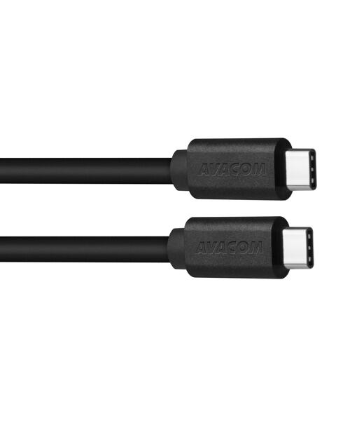 AVACOM datový a nabíjecí kabel USB Type-C - USB Type-C, 100cm, černá