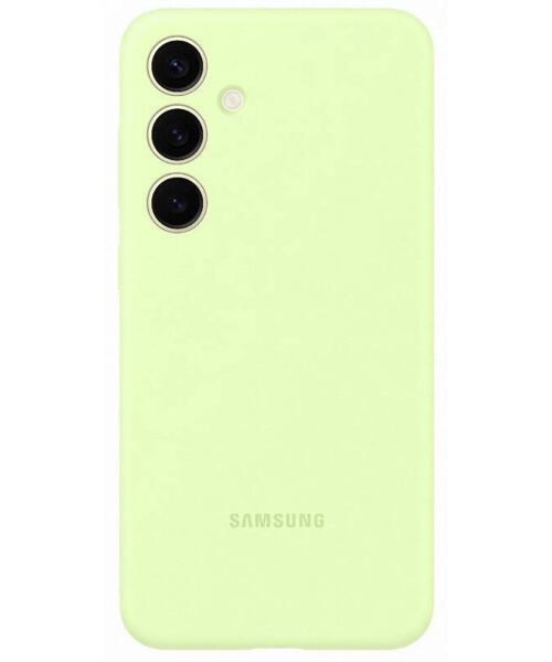 Samsung Silikonový zadní kryt S24+ Light Green