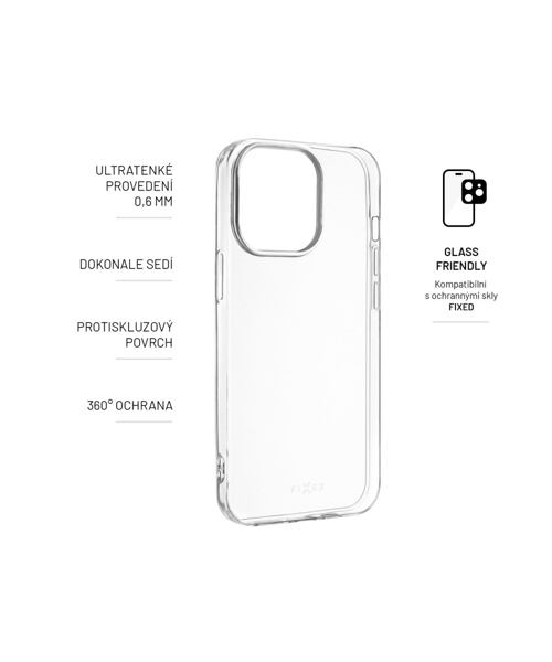 Ultratenký TPU gelový kryt FIXED Story Slim pro Samsung Galaxy A35 5G, 0,6 mm, čirý