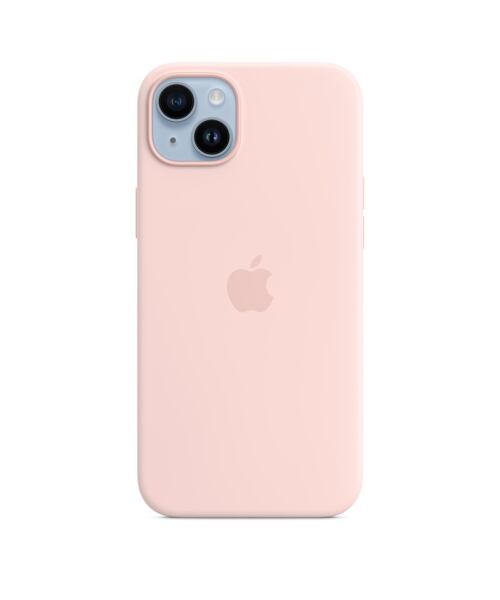 MPT73ZM/A Apple Silikonový Kryt vč. Magsafe pro iPhone 14 Plus Chalk Pink