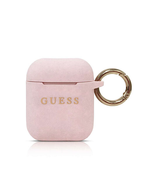 Guess Silikonové Pouzdro pro Airpods 1/2 Pink