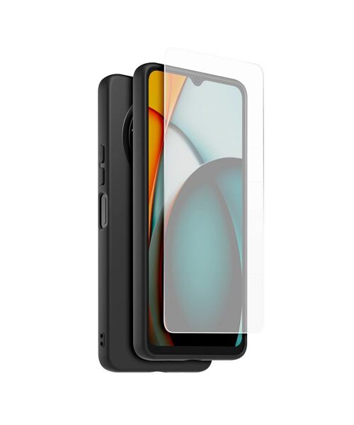 Made for Xiaomi TPU Kryt + Tvrzené Sklo pro Xiaomi Redmi A3 Black